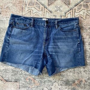 J Crew Denim Women Size 31 Blue Cutoff Denim Shorts